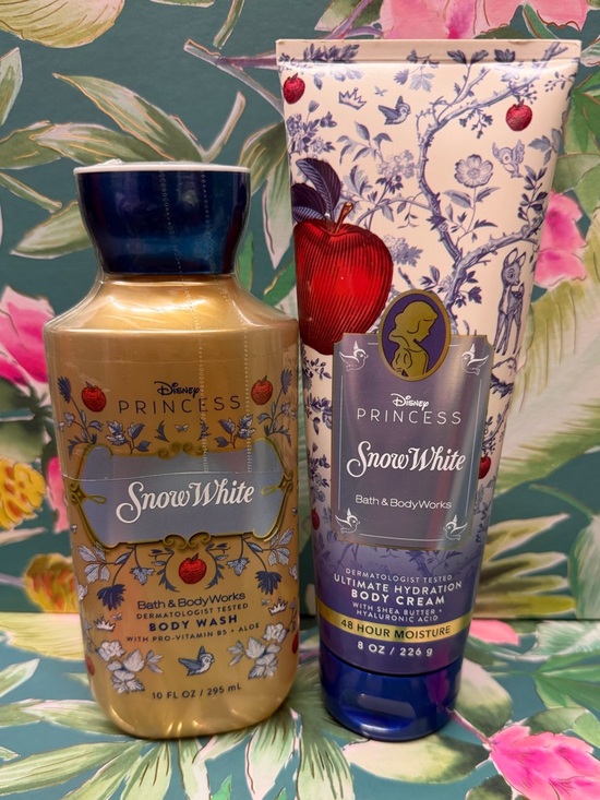 Bath & Body Works Other - Bath & Body Works Disney Snow White Body Wash & Cream MSRP $36